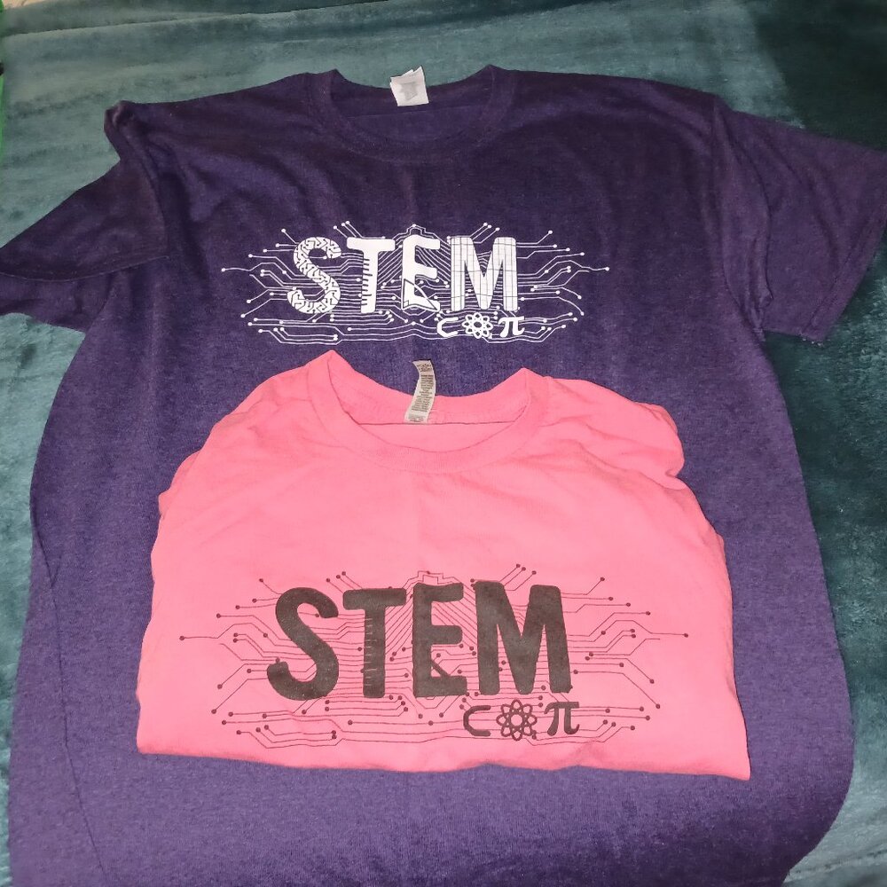 STEM con t shirts lot of 2